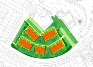 stedenbouw stedenbouwkundig plan ontwerp woningbouw Albert's Hoeve Castricum BBHD architecten