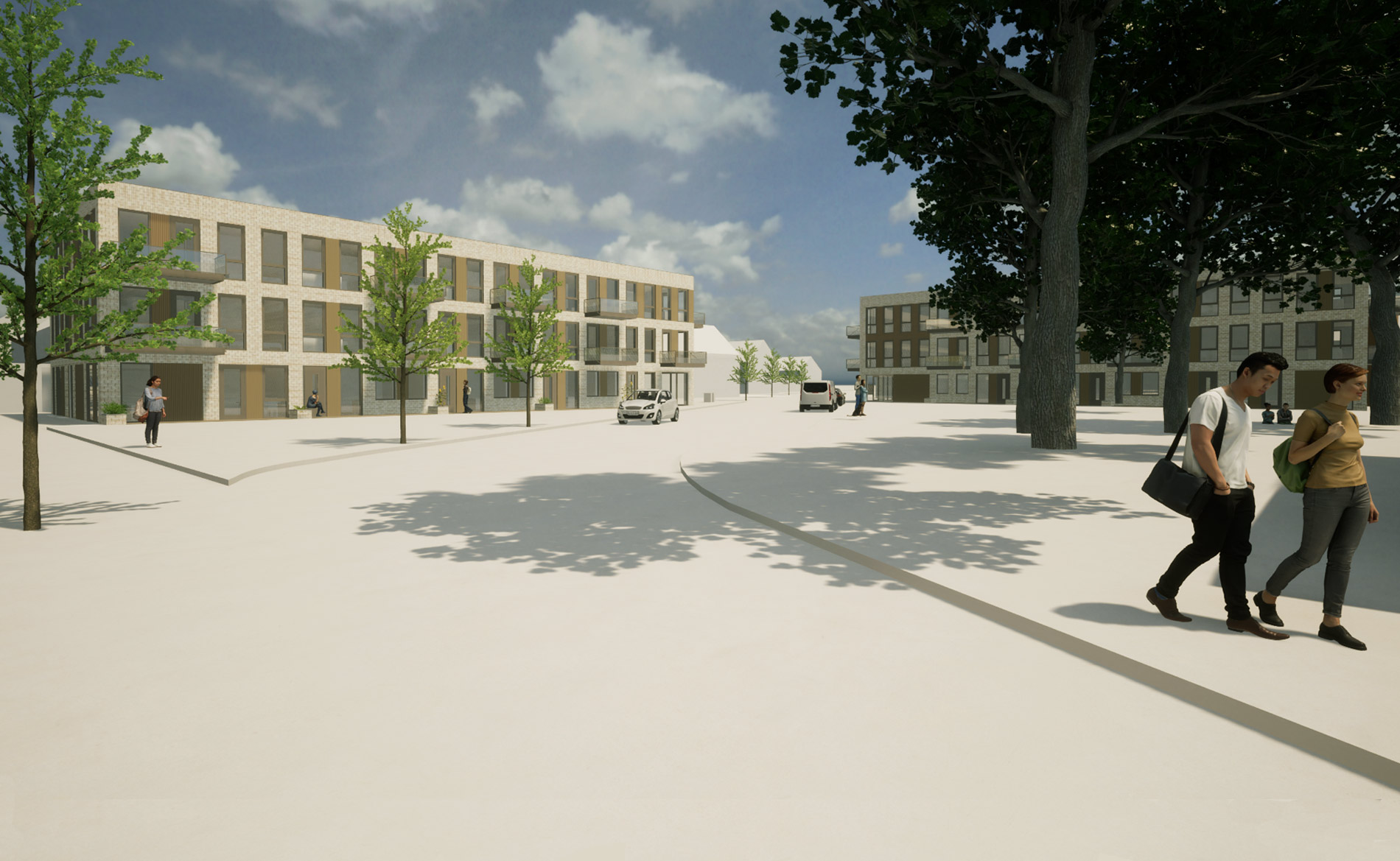 architect Appartementen sociale huurwoningen woningbouw Nieuwe Steen Hoorn Intermaris BBHD architecten