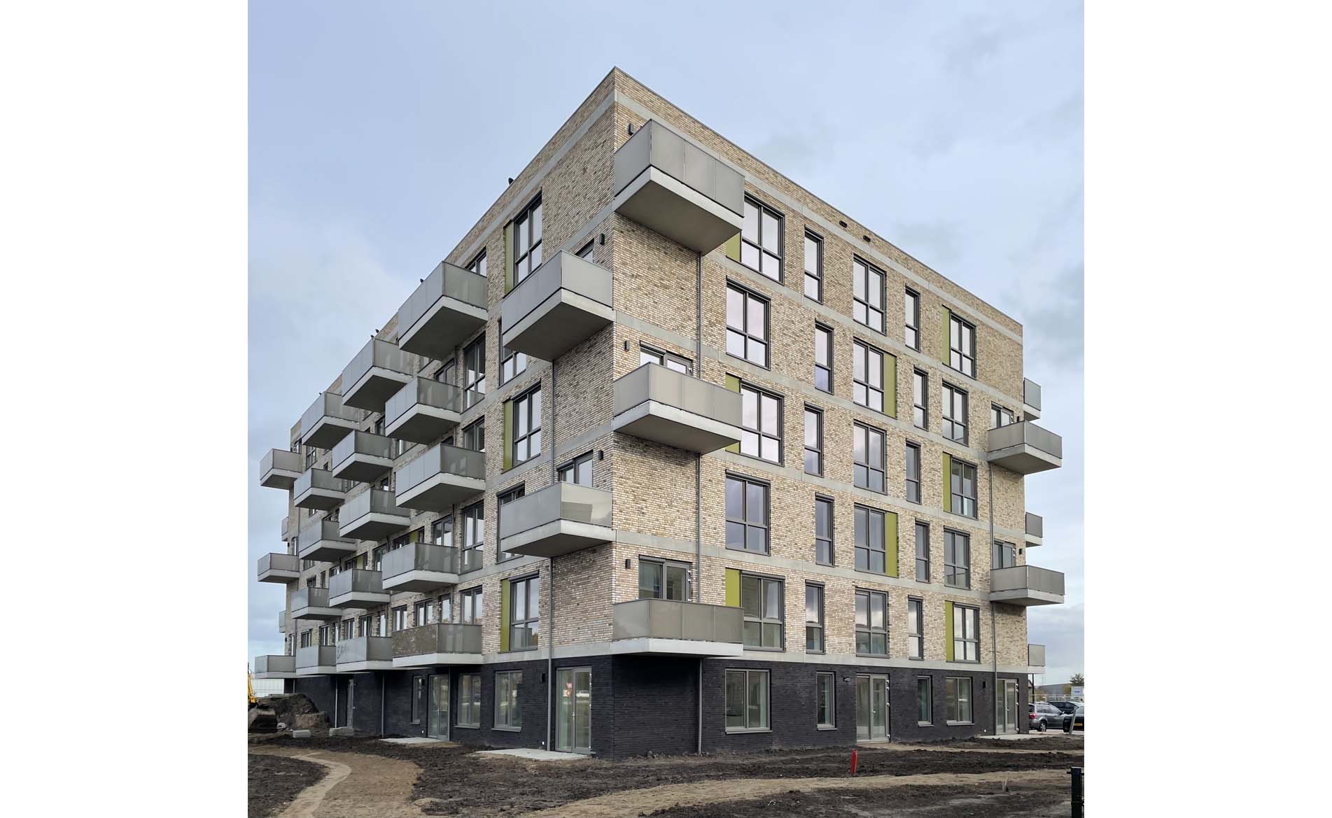 woongebouw appartementen sociale huur SchoolLier Arcade Liermolen De Lier architectuur BBHD architecten